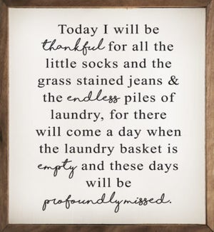 Today I Will Be Thankful